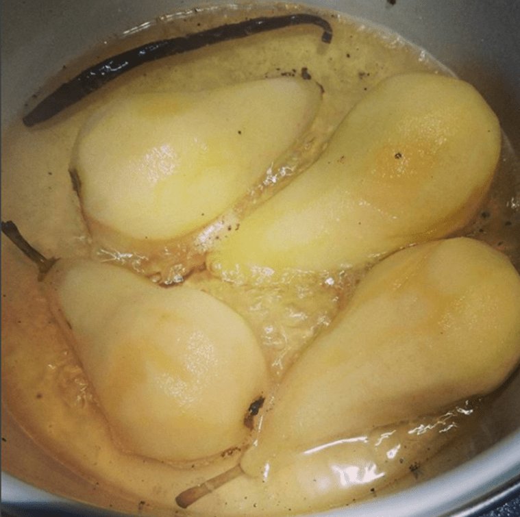 poires pochées