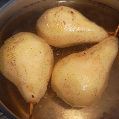 poires pochées
