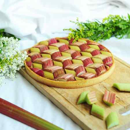 tarte rhubarbe 1