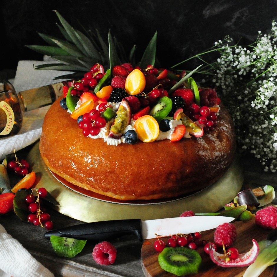 savarin chantilly aux fruits
